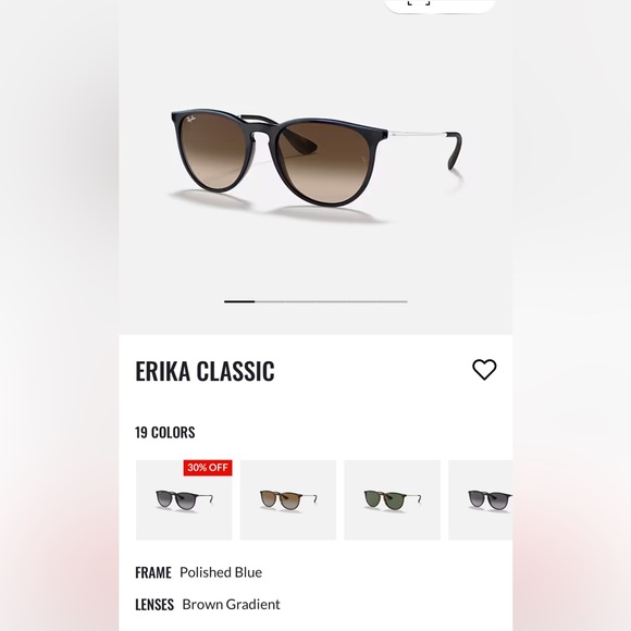 Ray-Ban Erika Classic Sunglasses main image 4